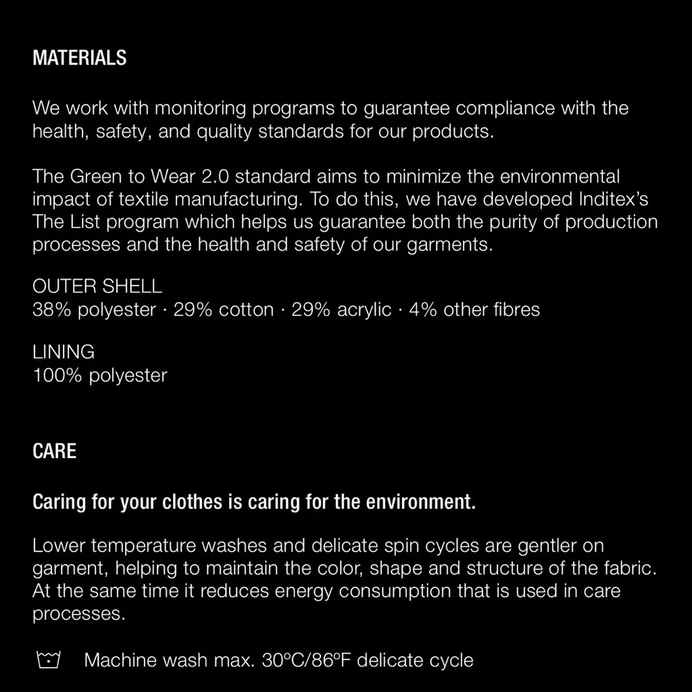 Zara Black Tweed Texture Gold Metallic Buttons Front Slit Midi Pencil Skirt - Picture 11 of 16